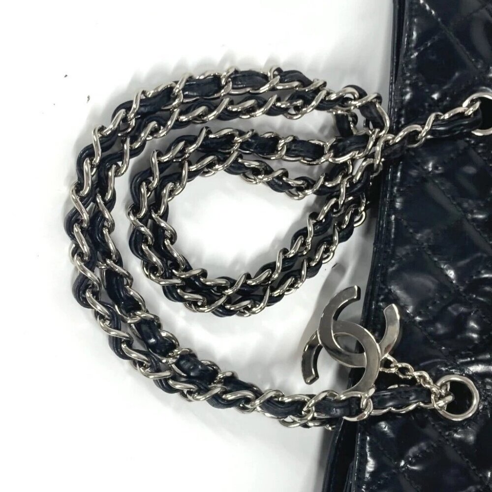 CHANEL Tote Bag Matelasse Chain CC Mark Shoulder Double Chain Bag Shoulder Bag - Picture 9 of 11